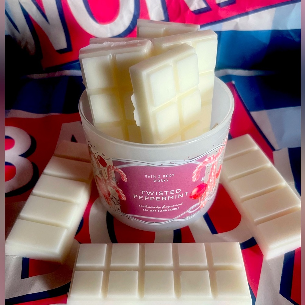 Bath and body works Candle Twisted Peppermint Wax Melts